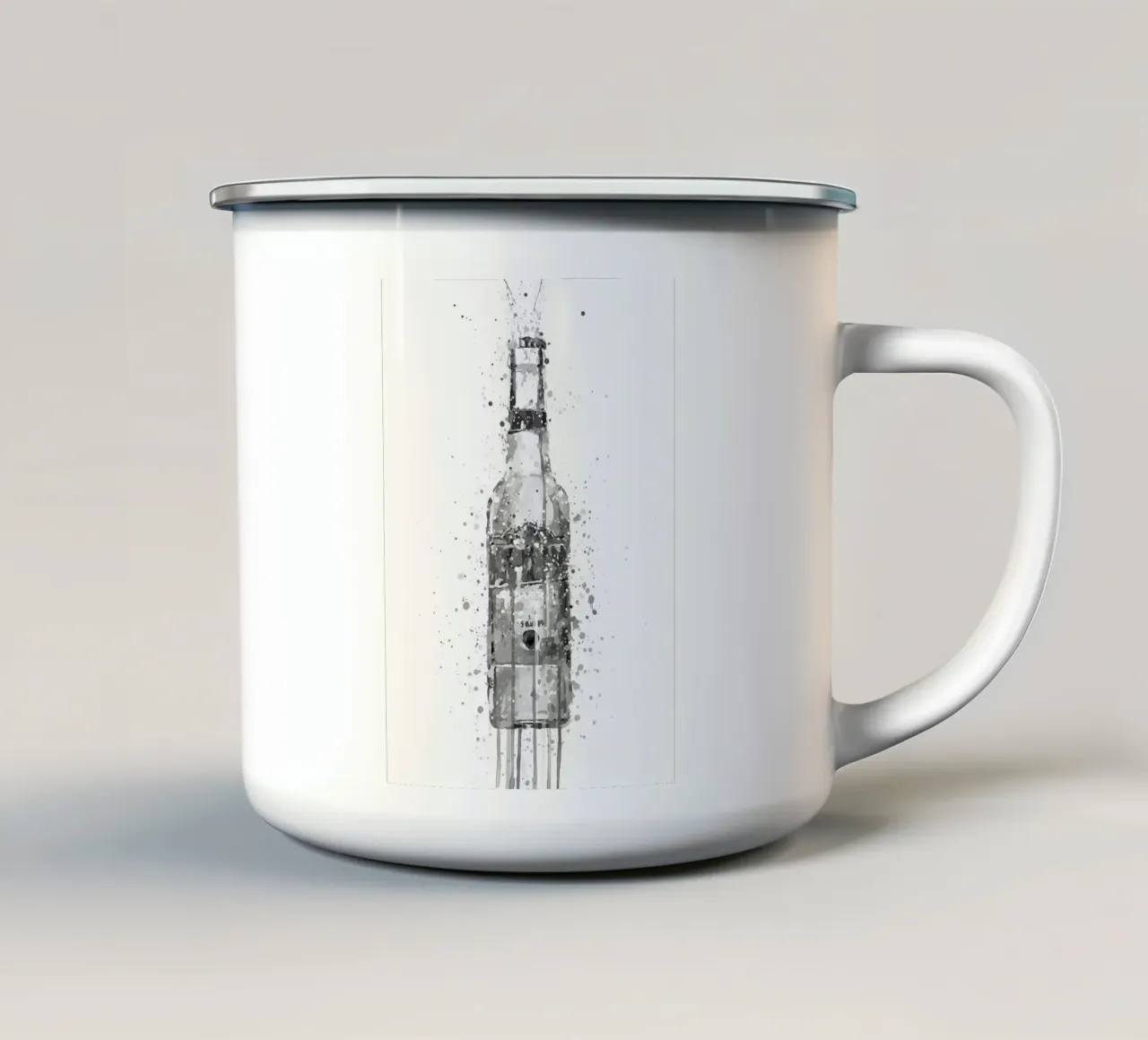 Edizione grigio oro azteco tazza in smalto da Coffee shop