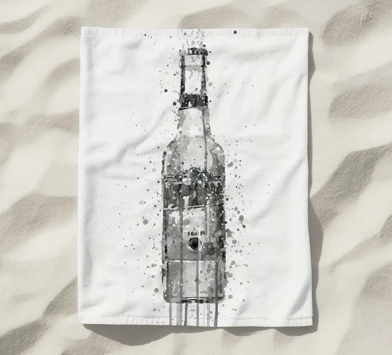 Aztec Gold Grey Edition serviette de plage de Coffee shop