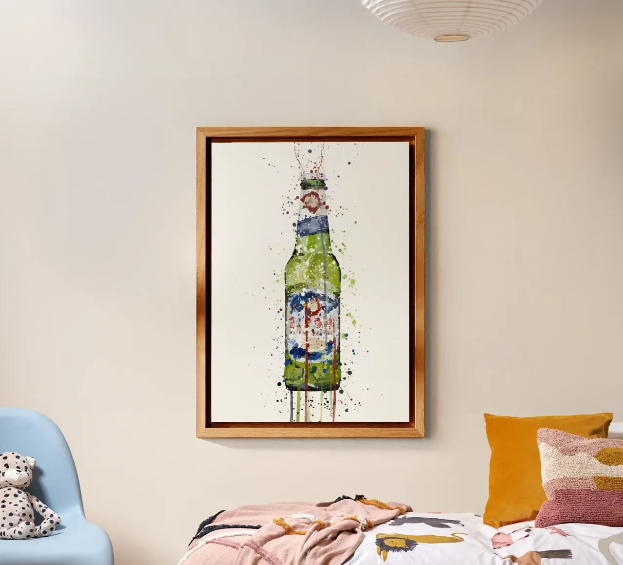 Beer Bottle Green forex plate by Coffee shop