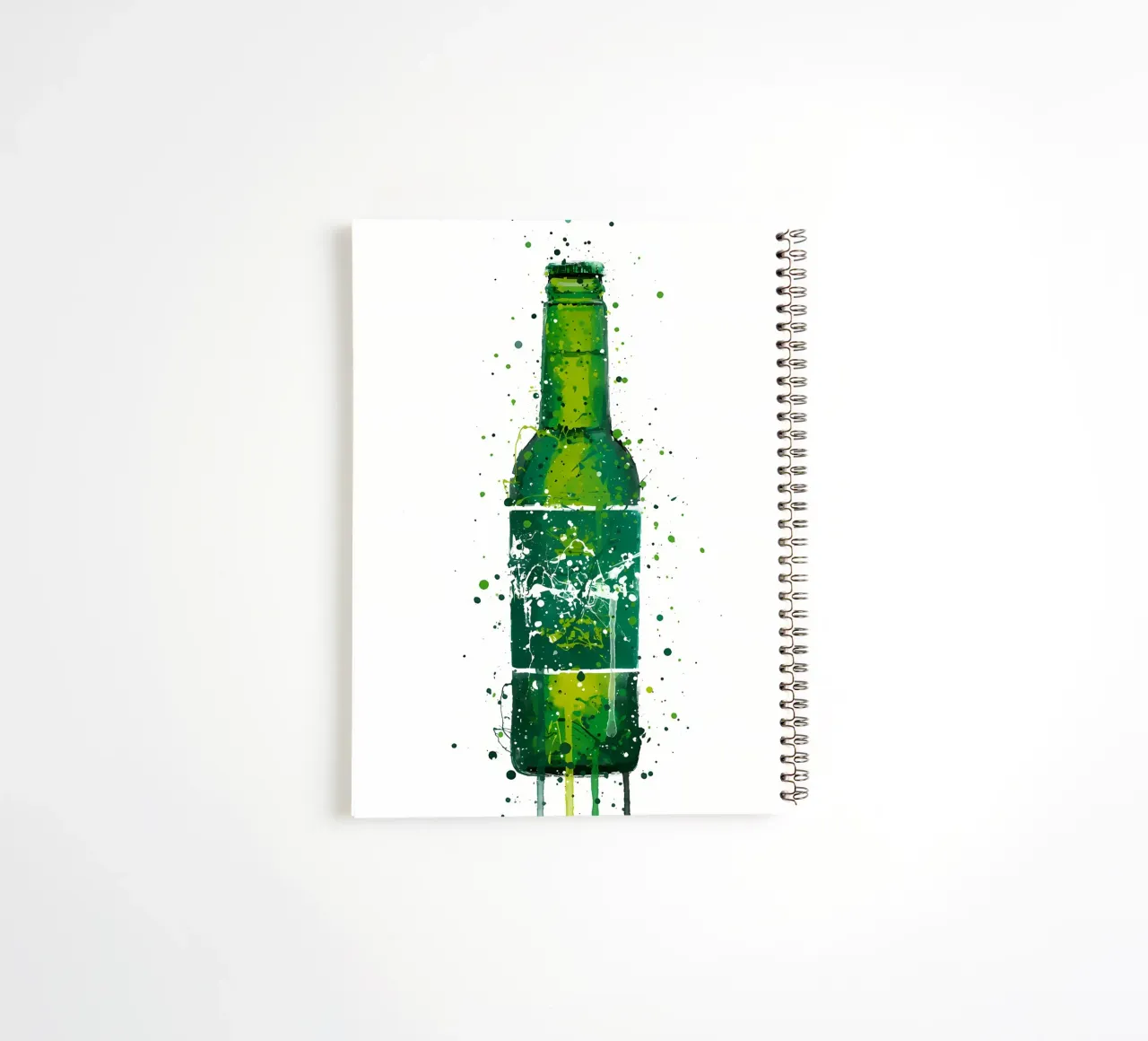 Bierflasche Dänisch Grün Ringbuch von Coffee shop