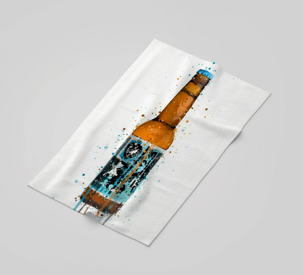 Bouteille de bière Rebel Rebel serviette de plage de Coffee shop