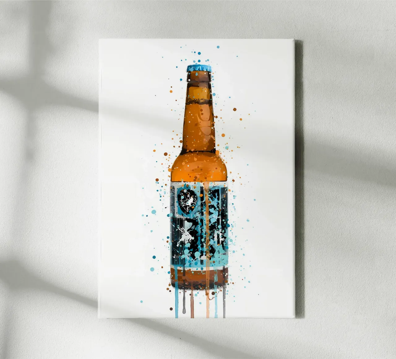 Bierfles Rebel canvas van Coffee shop
