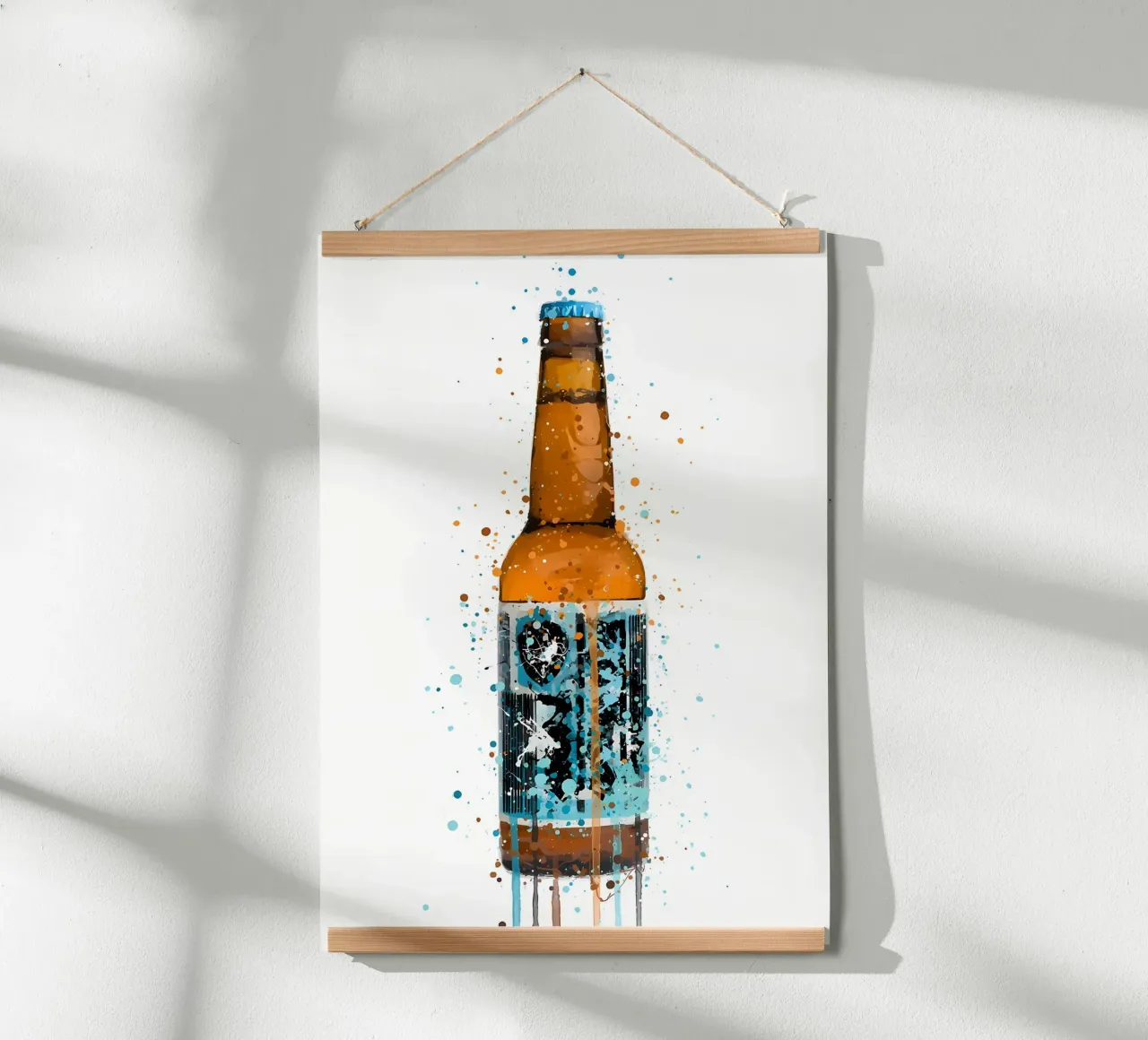 Beer Bottle Rebel Rebel poster by Coffee shop