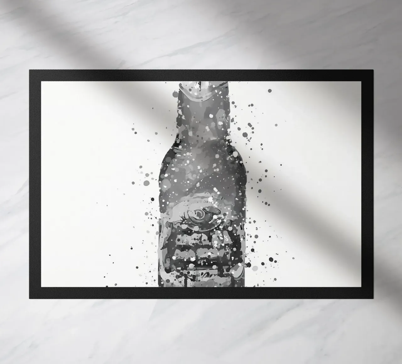 Beer Bottle Peridot doormat by Coffee shop