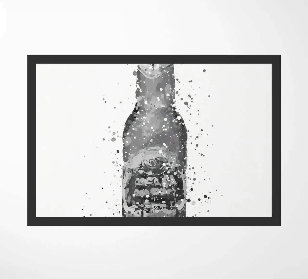 Bottiglia di birra Peridot zerbino da Coffee shop