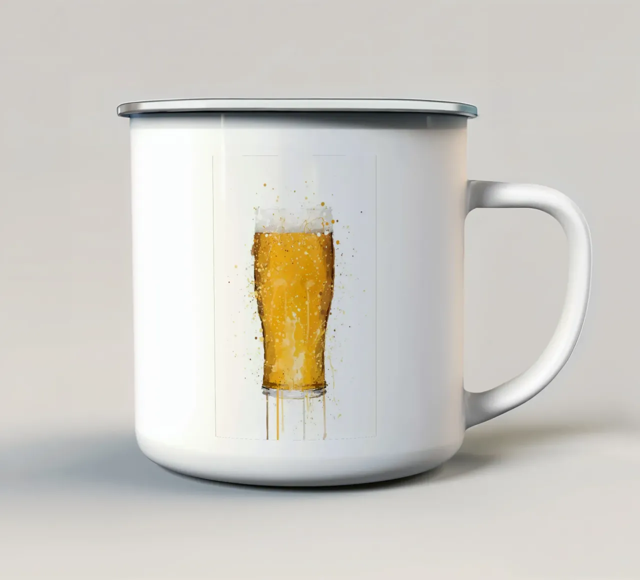 Bicchiere da birra tazza in smalto da Coffee shop