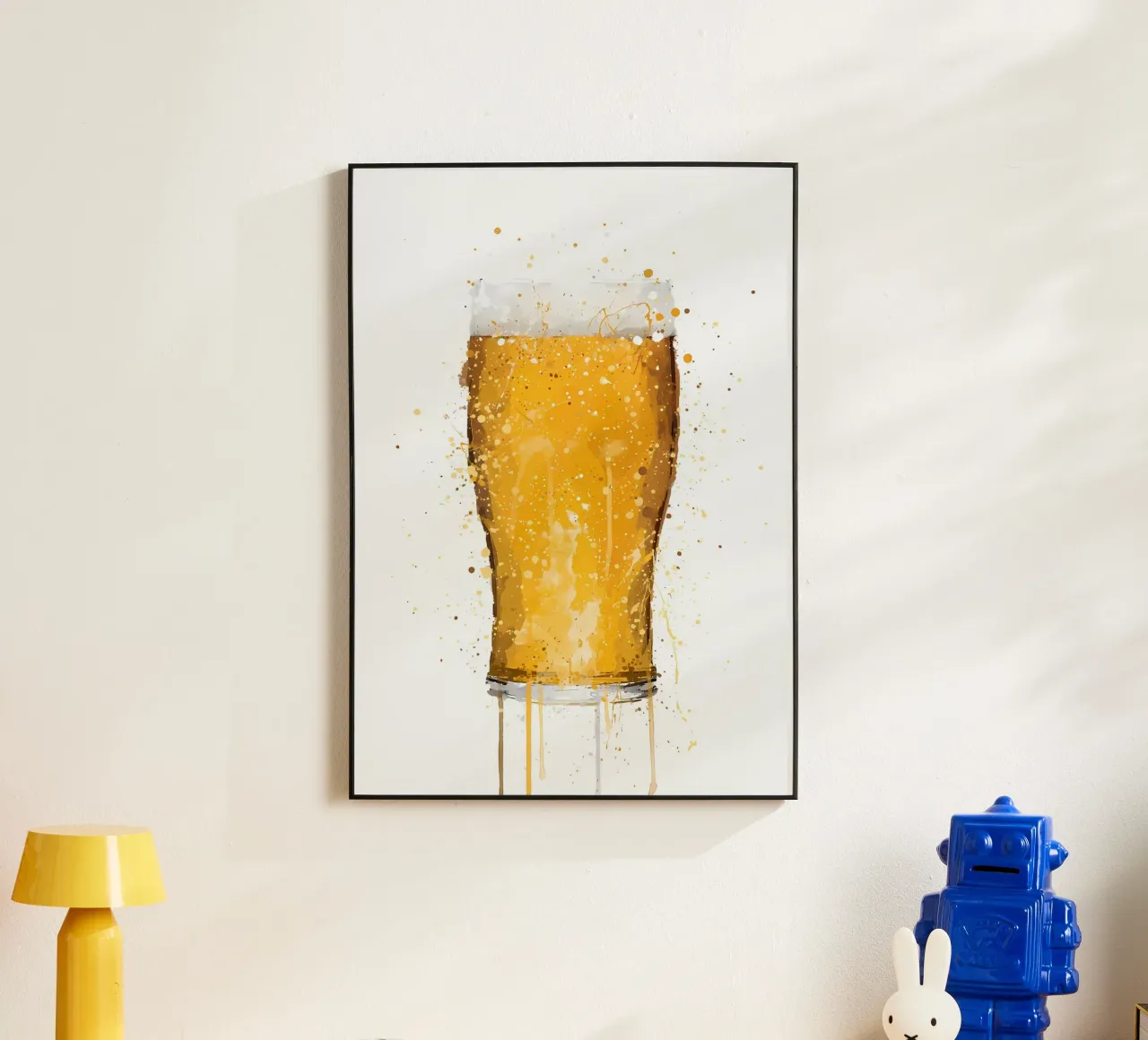Beer Glass Alu-Dibond von Coffee shop