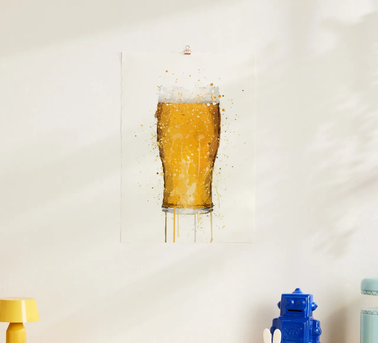 Beer Glass poster by Coffee shop