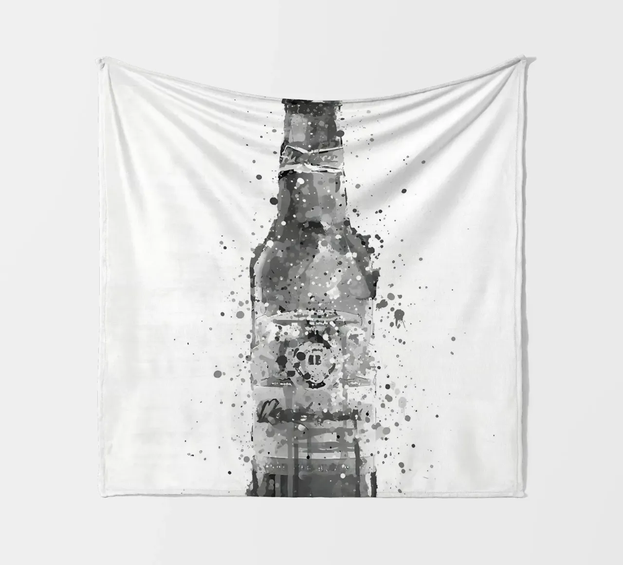 Beer Grey Amber fleece blanket by Coffee shop