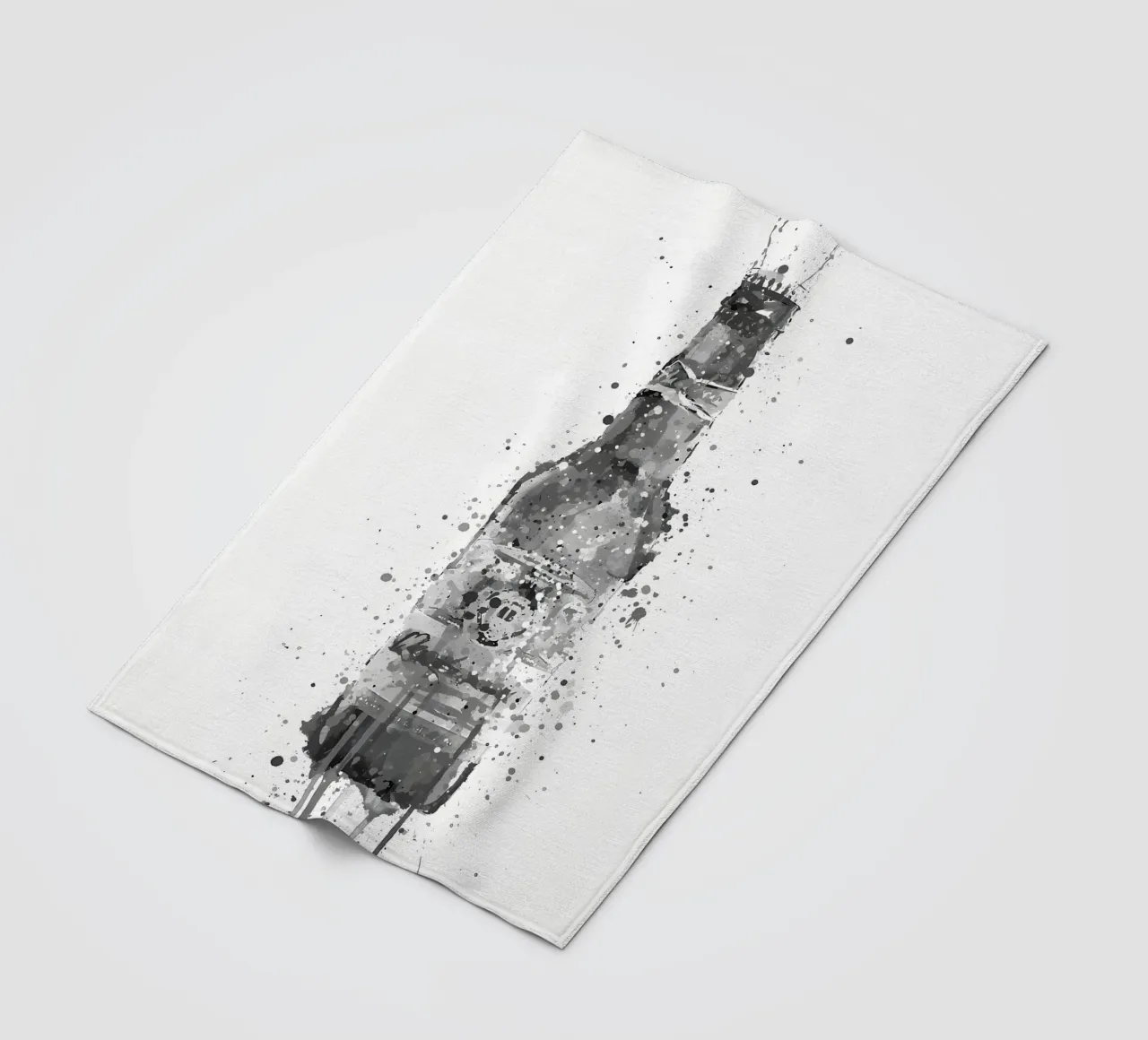 Beer Grey Amber fleece blanket by Coffee shop