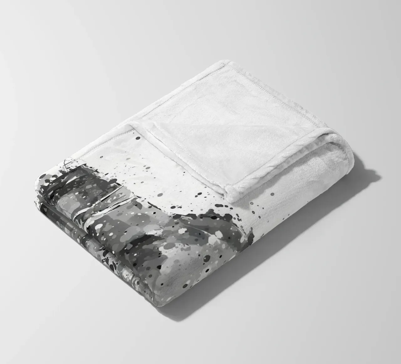 Beer Grey Amber fleece blanket by Coffee shop