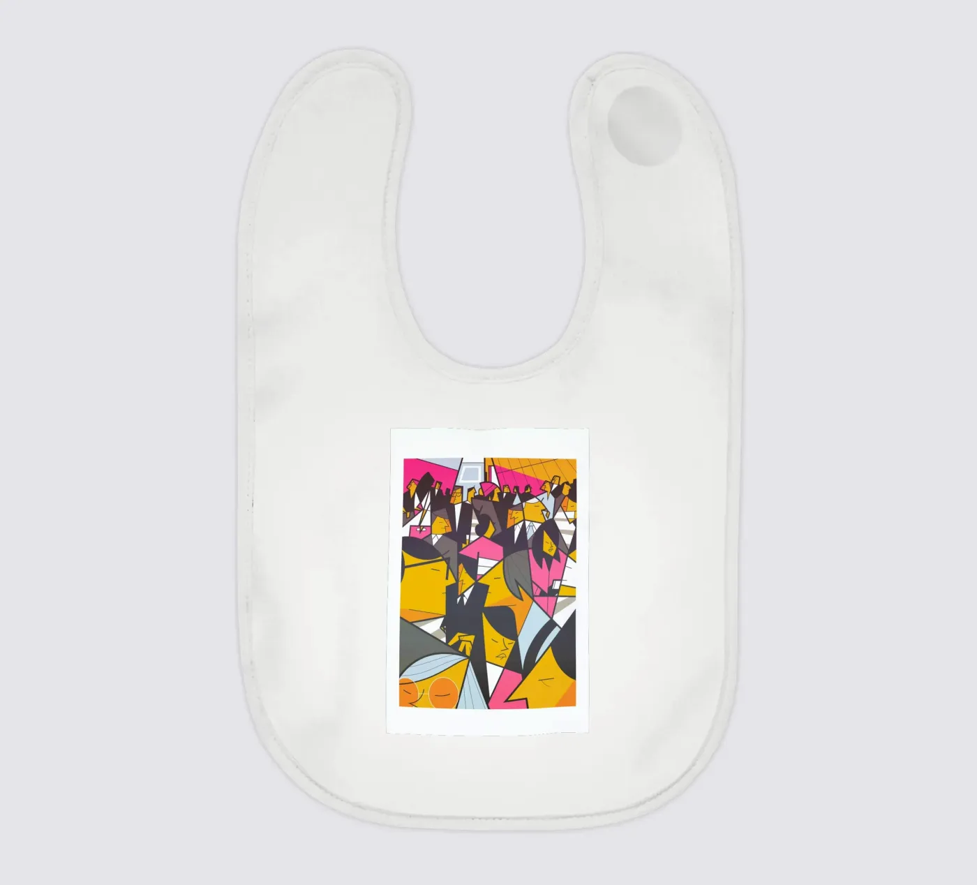 Tokyo Frames Crossing baby bib by Ale Giorgini