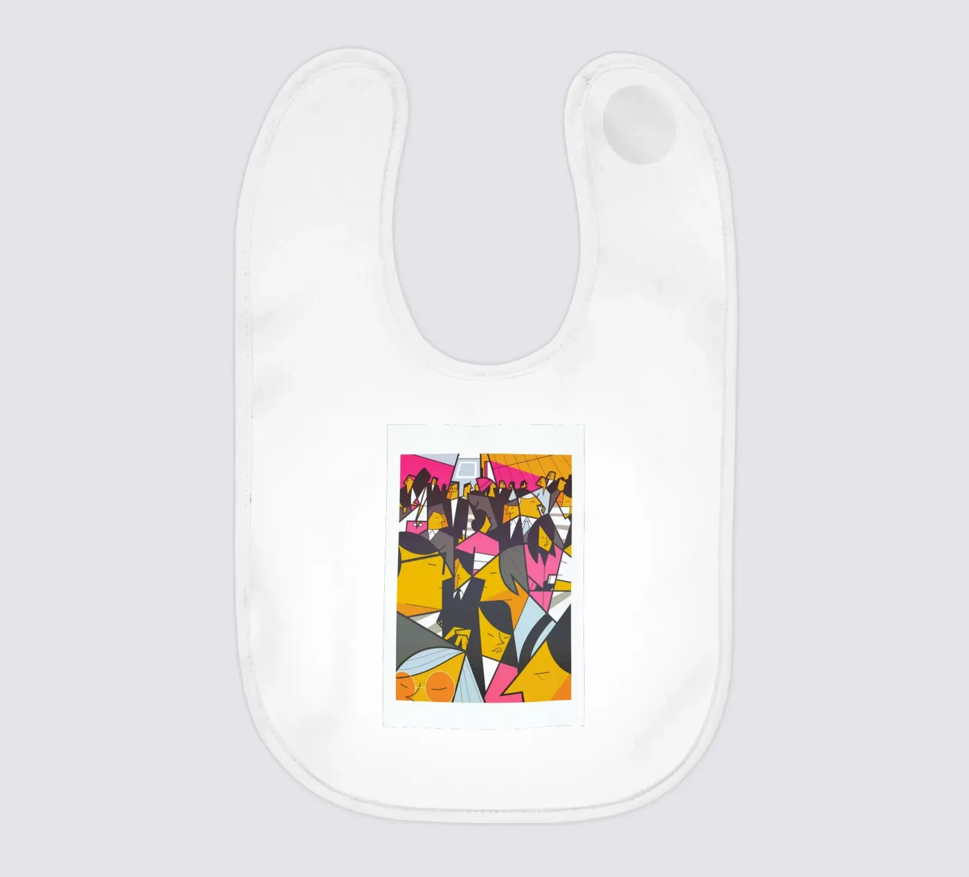 Tokyo Frames Crossing baby bib by Ale Giorgini