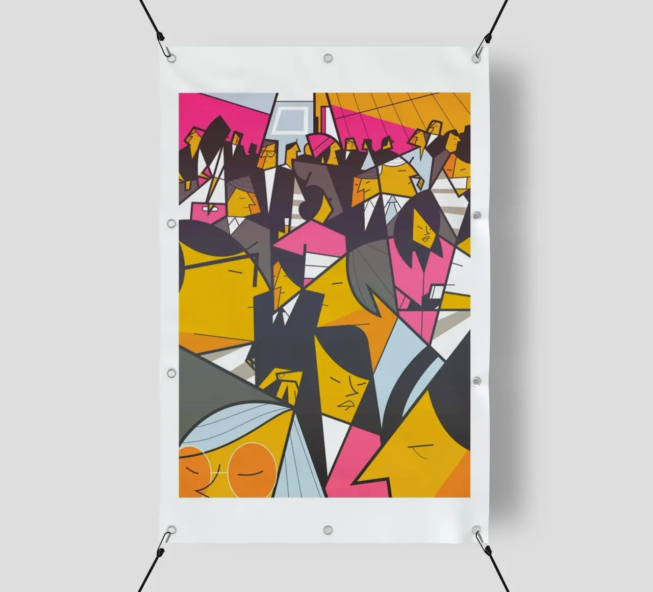 Tokyo Frames Crossing lonas publicitarias de Ale Giorgini