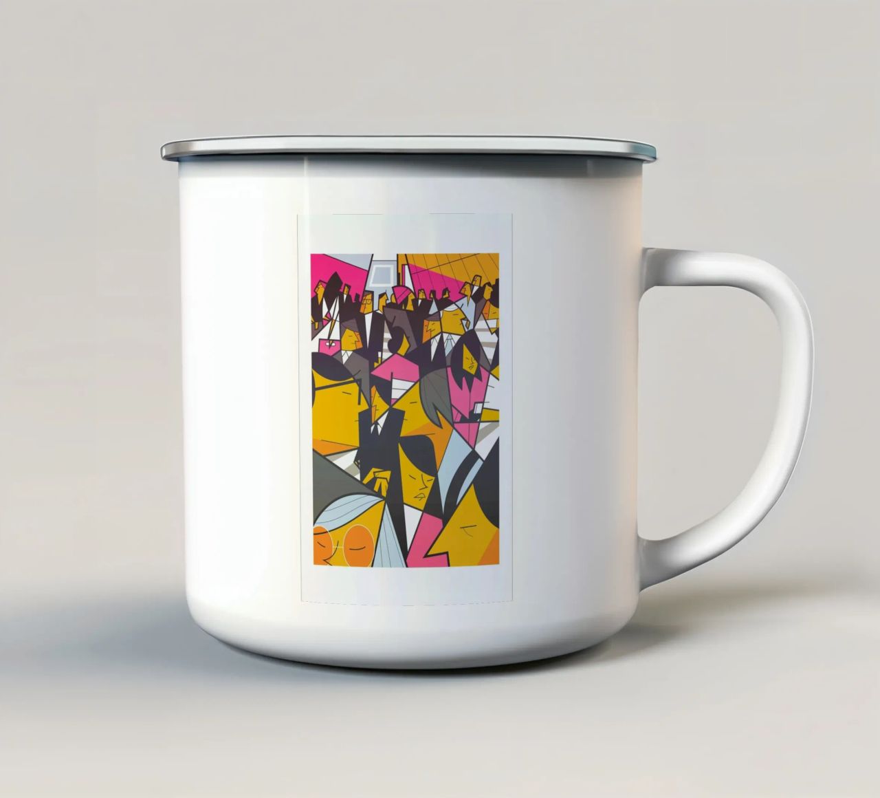 Tokyo Frames Crossing tazza in smalto da Ale Giorgini