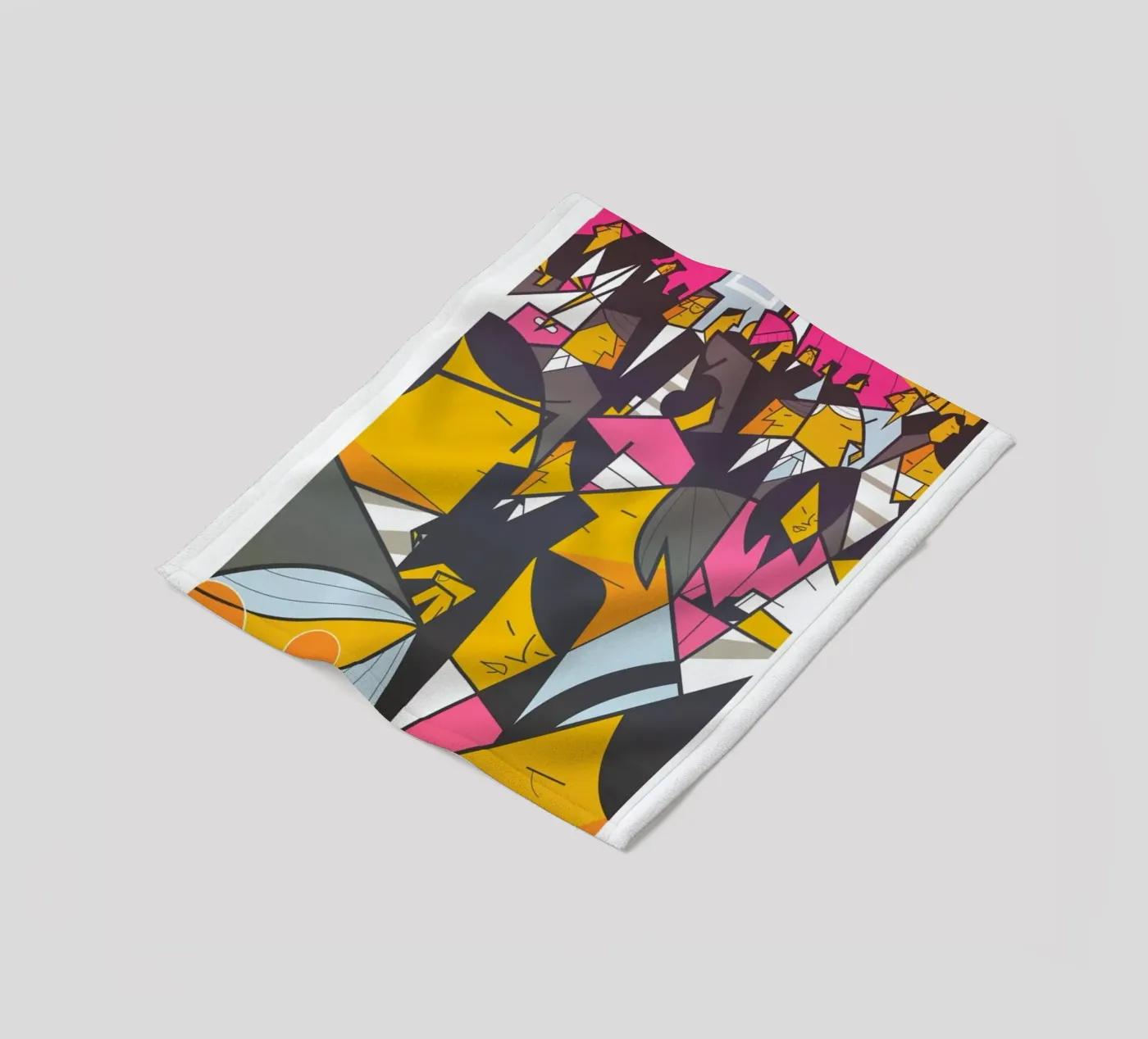Tokyo Frames Crossing Fleecedecke von Ale Giorgini