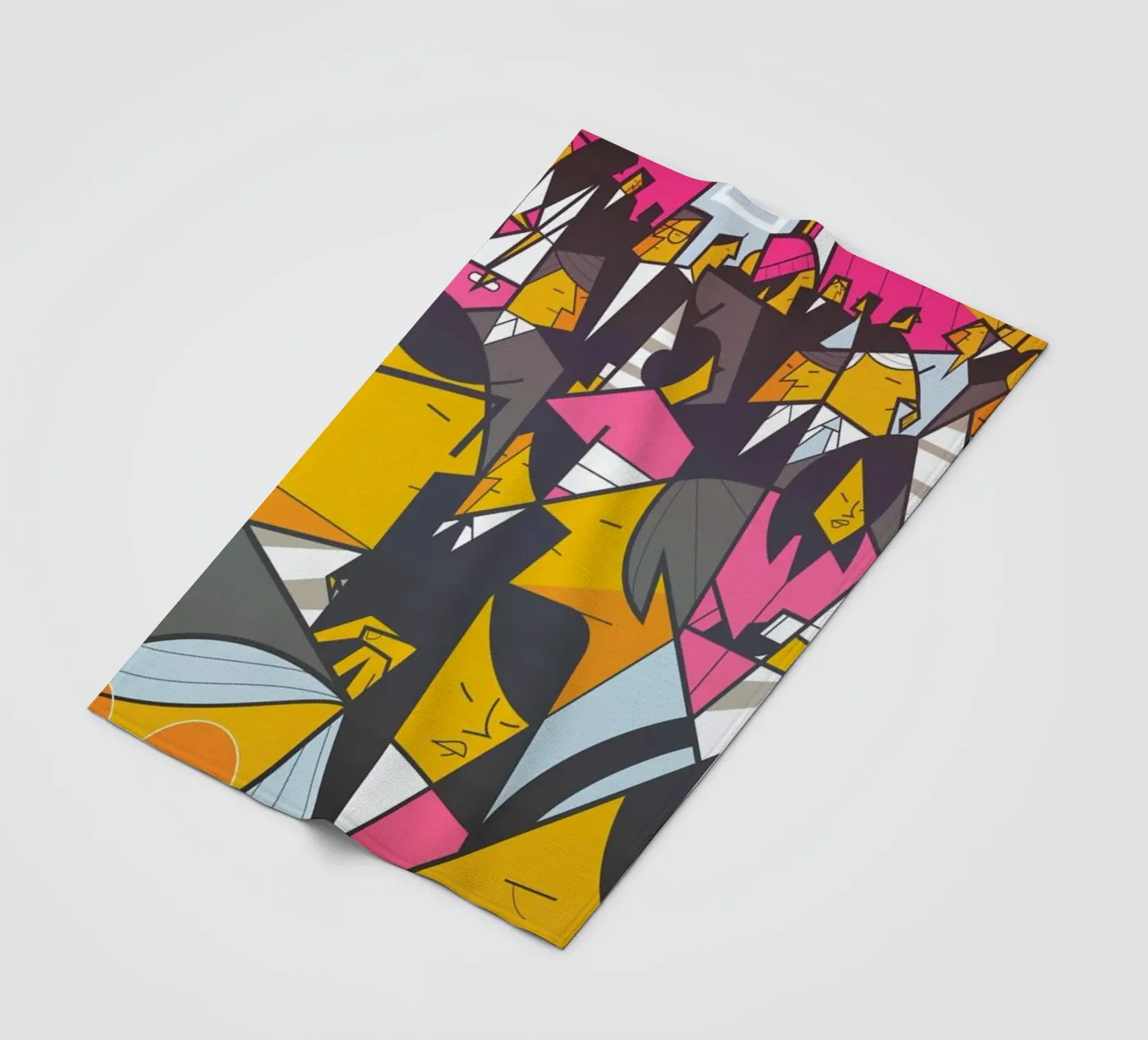 Tokyo Frames Crossing Fleecedecke von Ale Giorgini