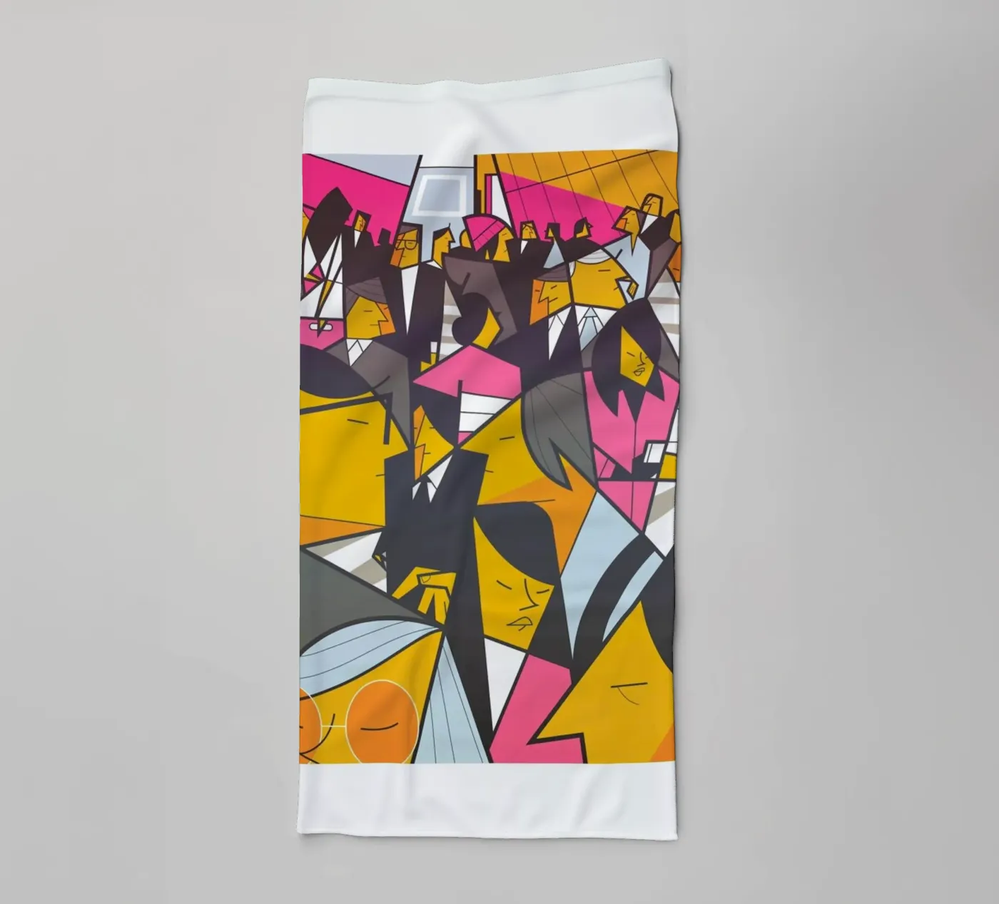 Tokyo Frames Crossing badhanddoek van Ale Giorgini