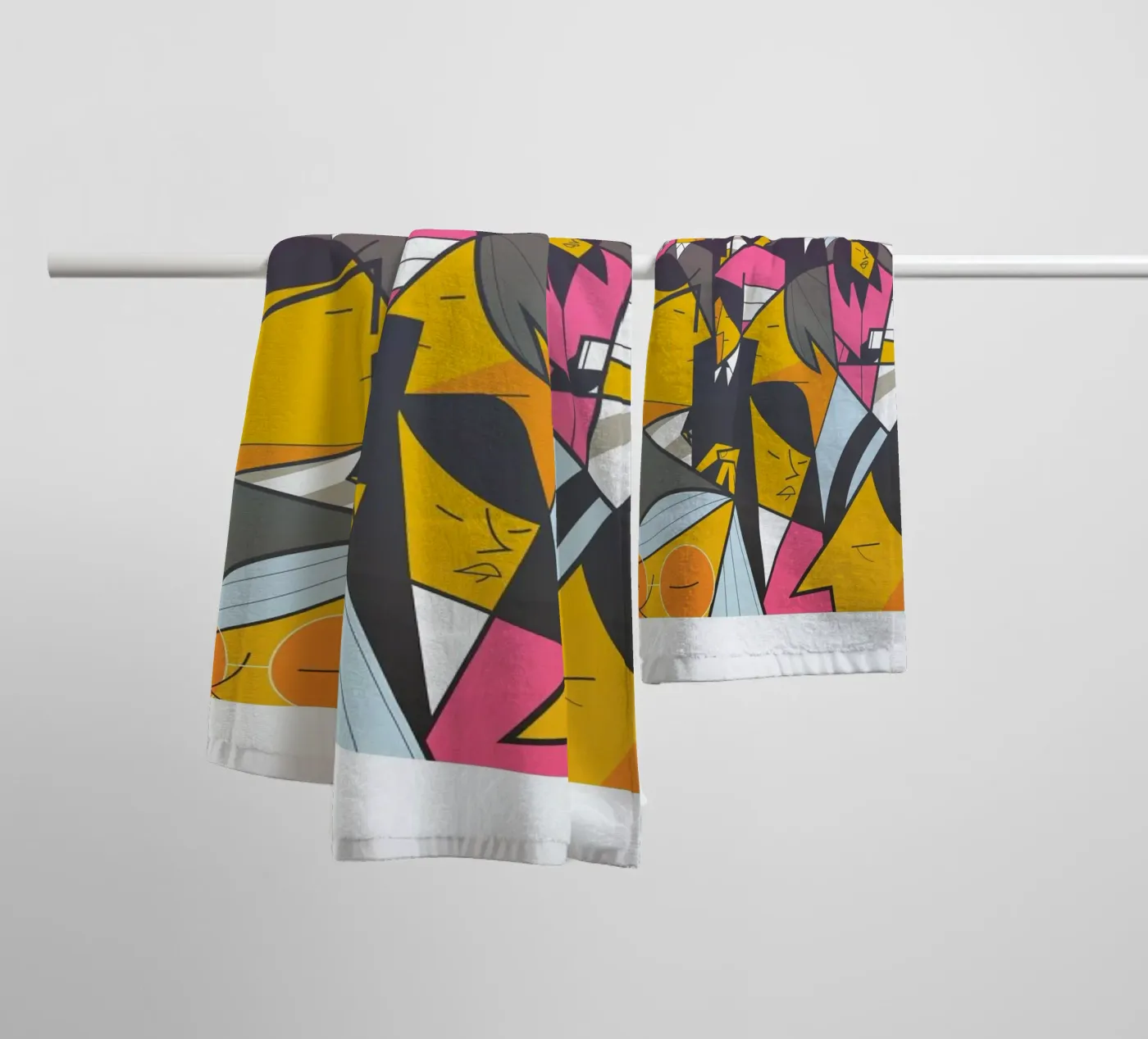 Tokyo Frames Crossing badhanddoek van Ale Giorgini