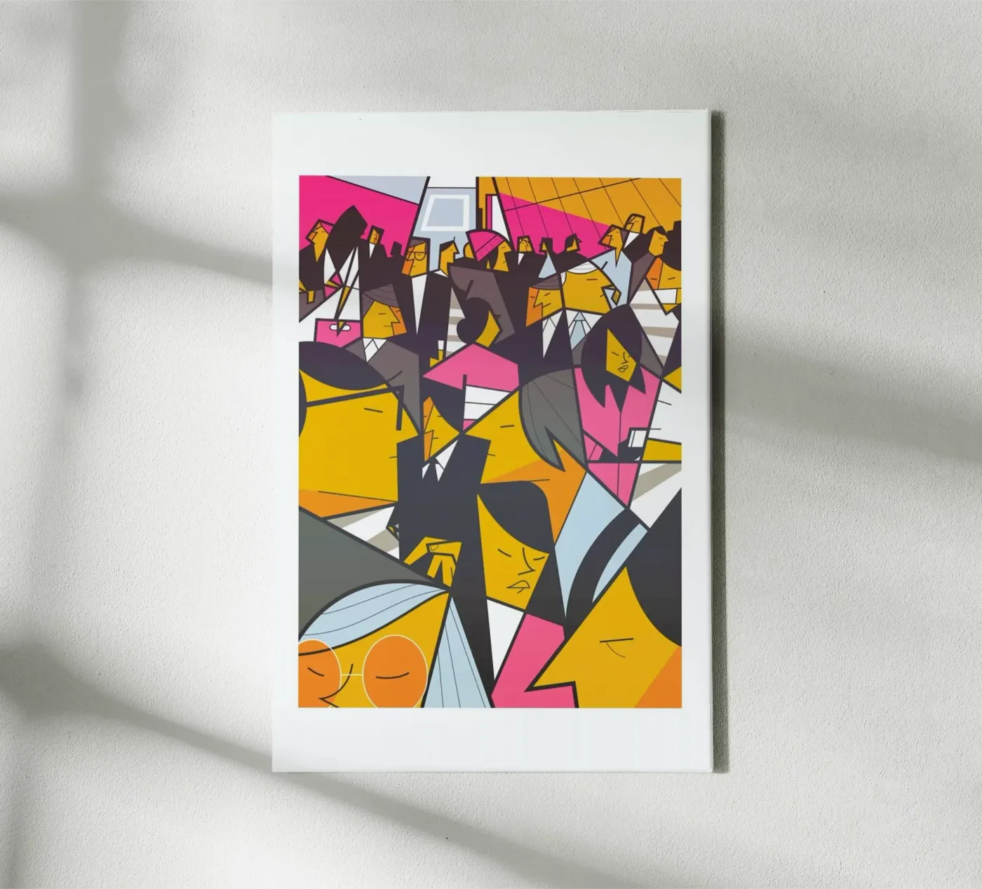 Tokyo Frames Crossing canvas by Ale Giorgini