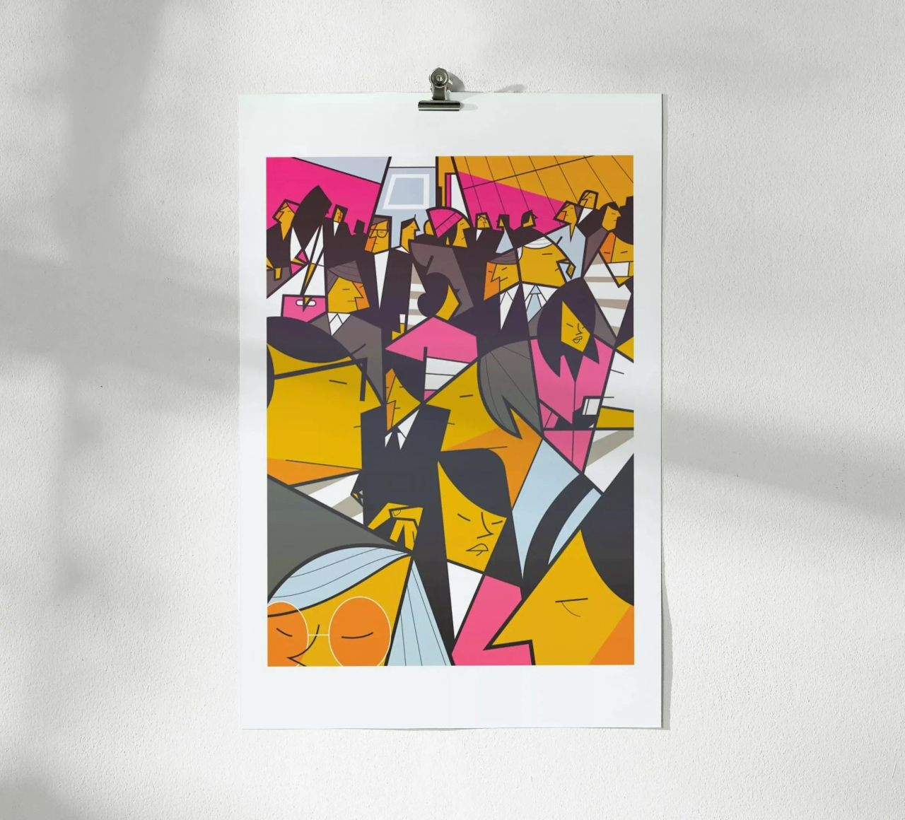Tokyo Frames Crossing poster by Ale Giorgini