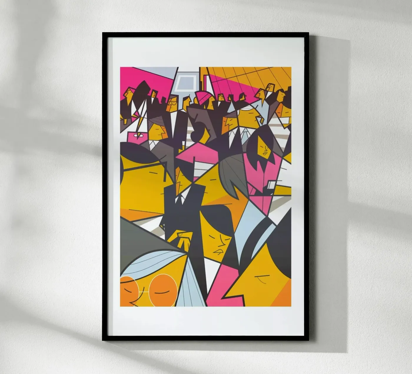 Tokyo Frames Crossing poster by Ale Giorgini
