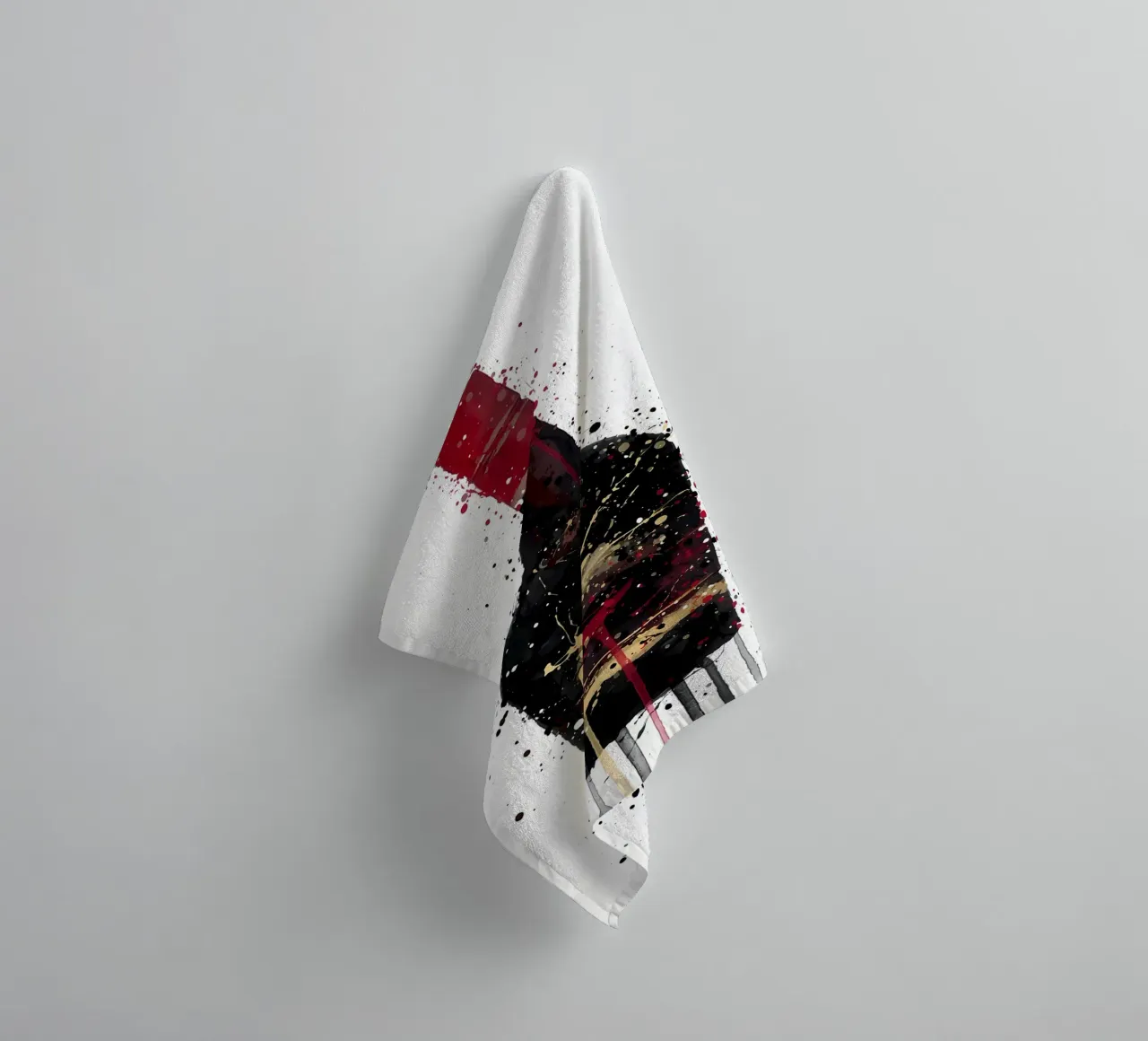 Burnt Umber towel by Coffee shop