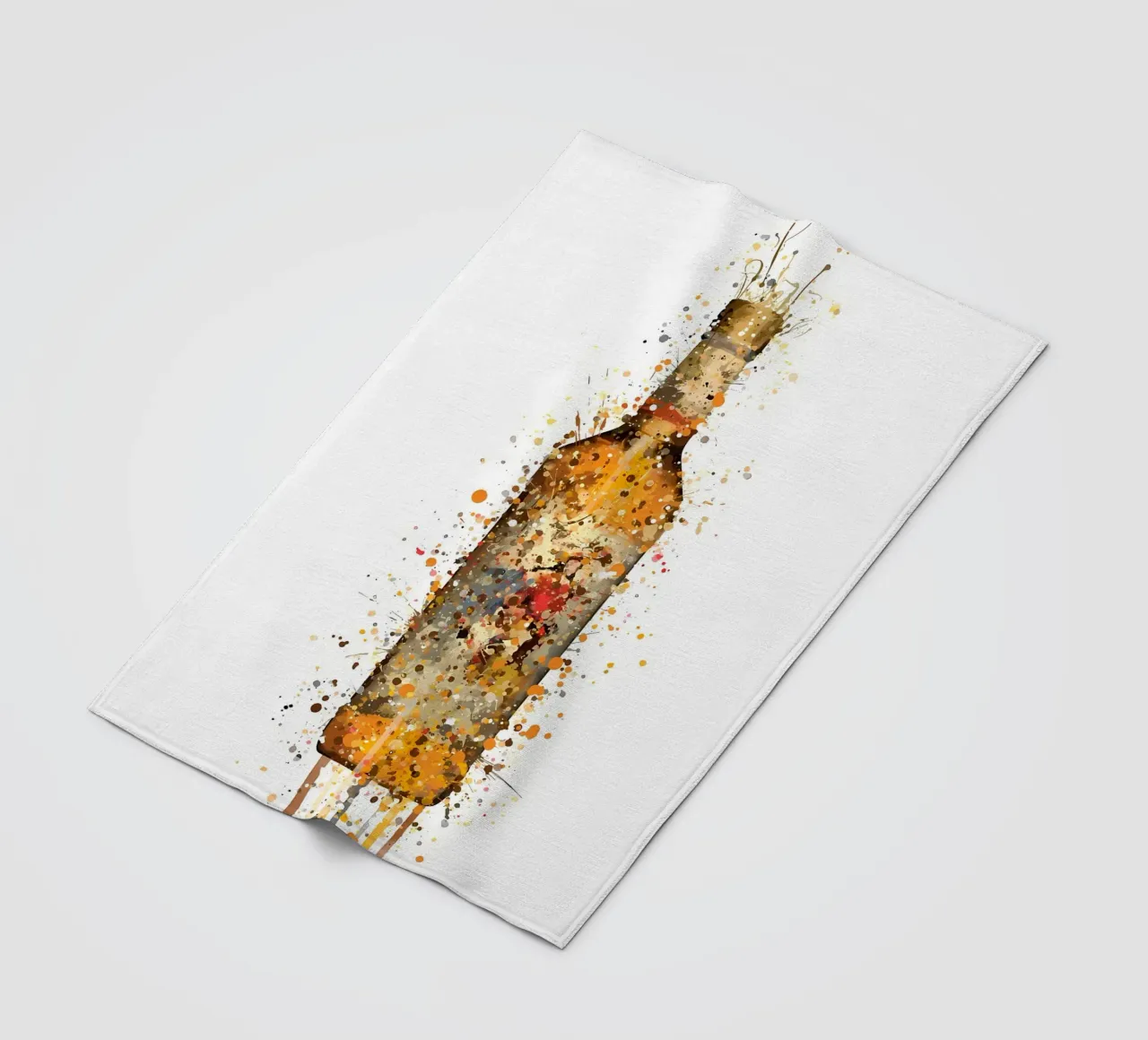 Captain Morgans Rum fleece blanket by Coffee shop