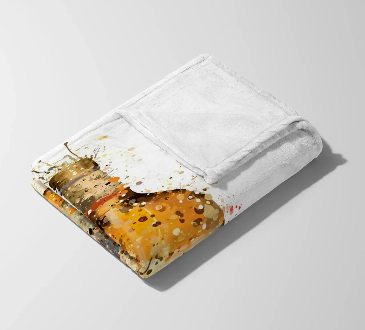 Captain Morgans Rum fleece blanket by Coffee shop