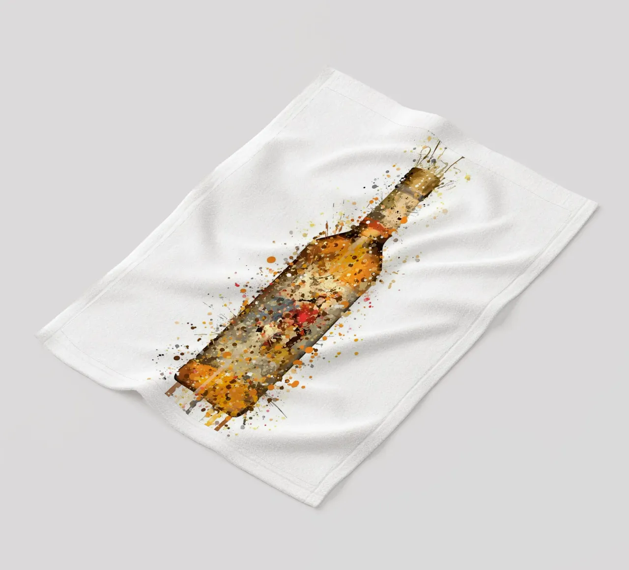 Captain Morgans Rum fleece blanket by Coffee shop