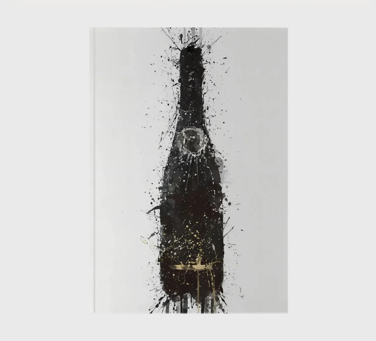 Champagne Black Fizz notebook by Coffee shop