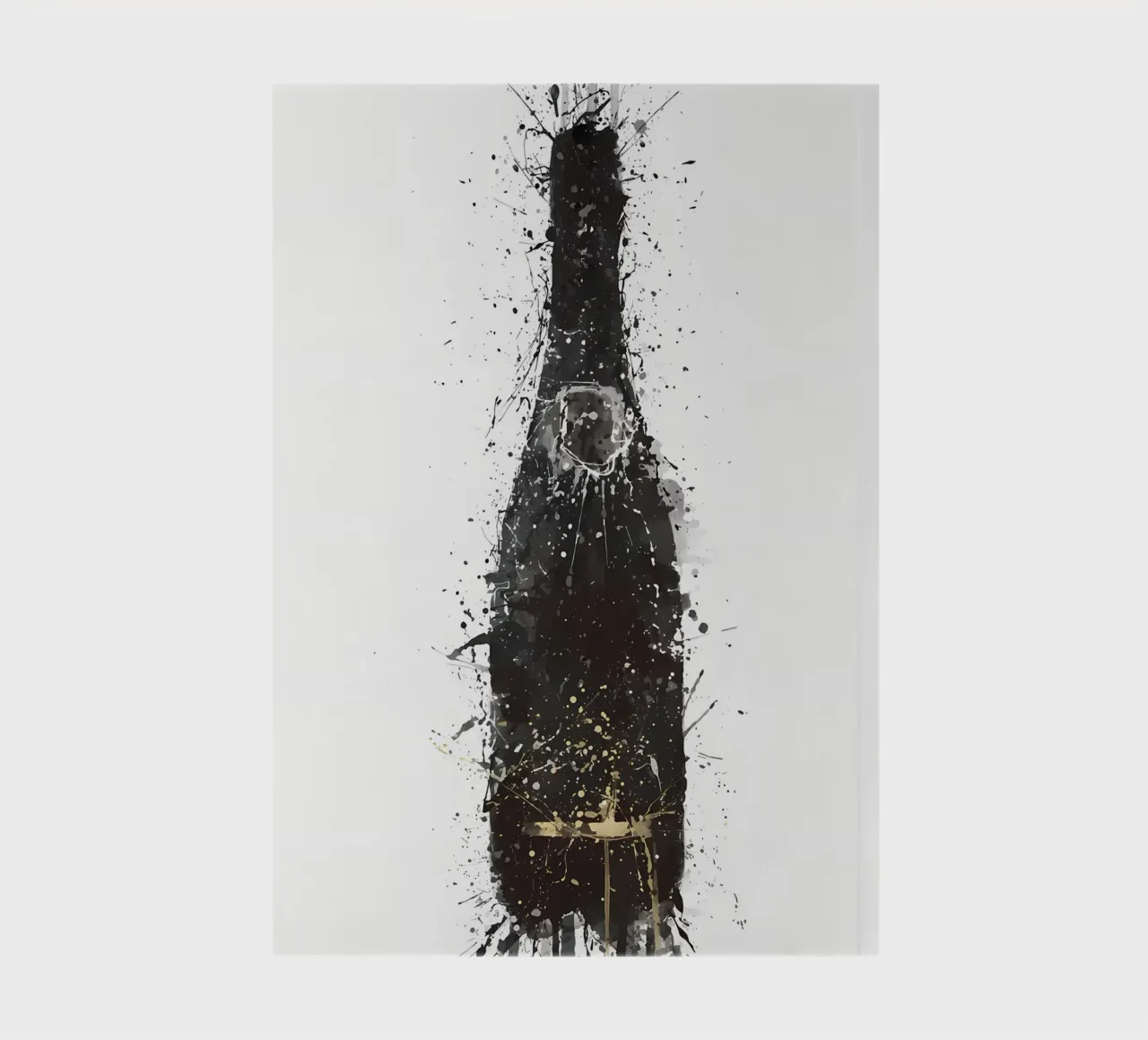 Champagne Black Fizz notebook by Coffee shop