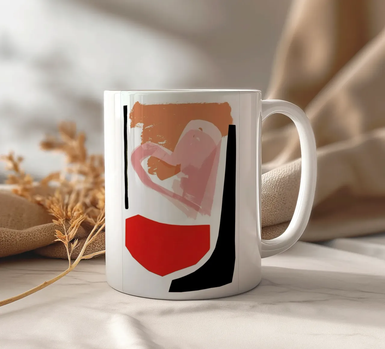 Abstract Love 01 tazza in ceramica da Farina Kuklinski
