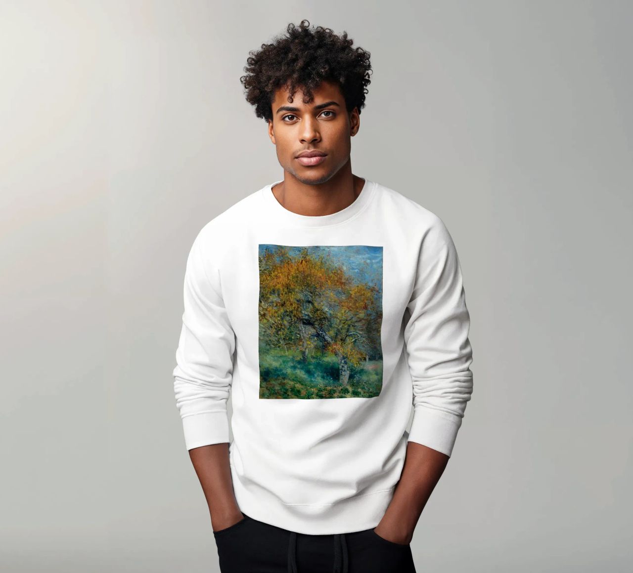 Pierre-Auguste Renoir - L'albero di pere felpa da Timeless Artworks