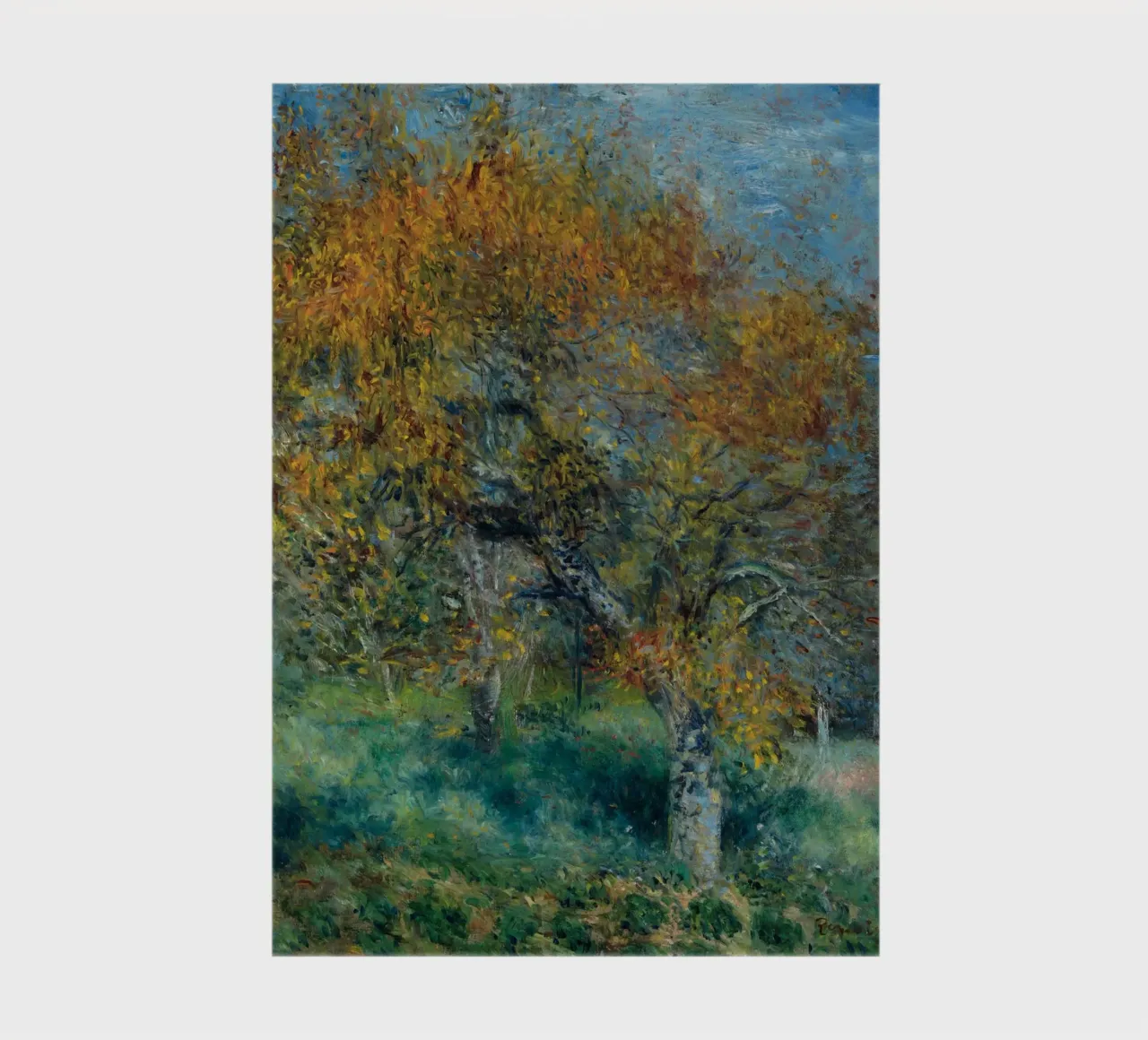 Pierre-Auguste Renoir - The pear tree notebook by Timeless Artworks