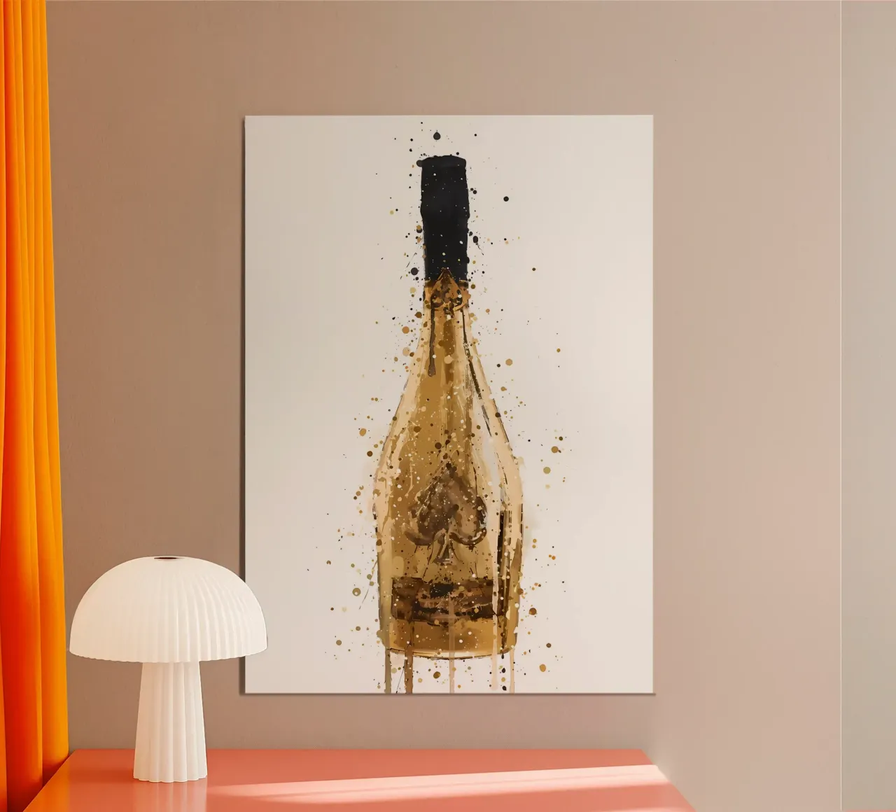 Champagne Midas carta hahnemühle da Coffee shop