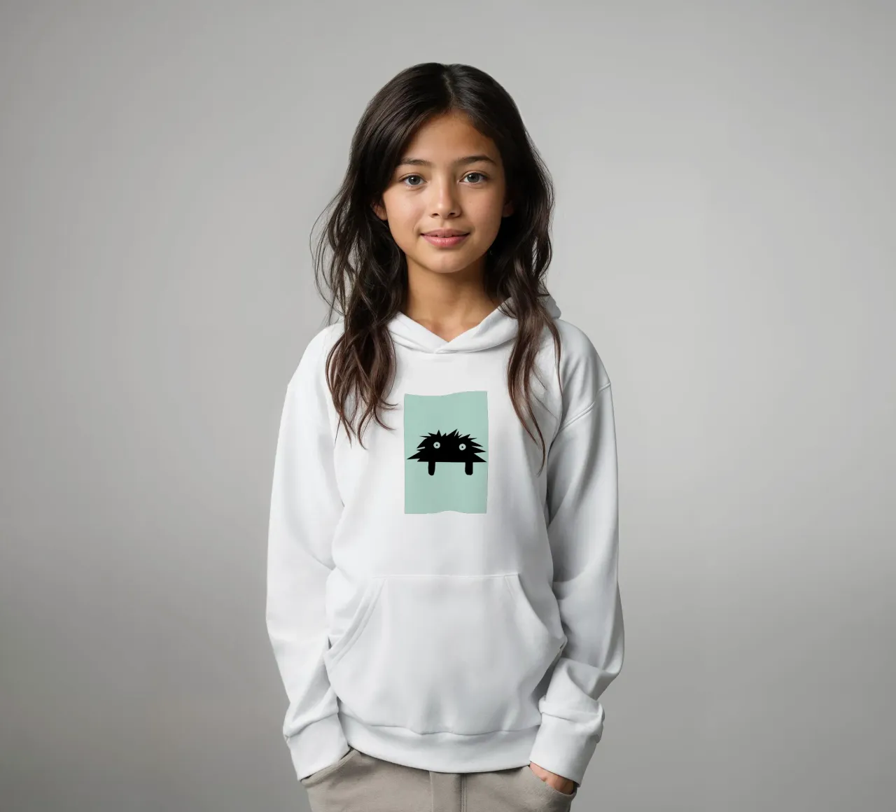 Pulguinha felpa bambino con cappuccio da Arthelps gGmbH