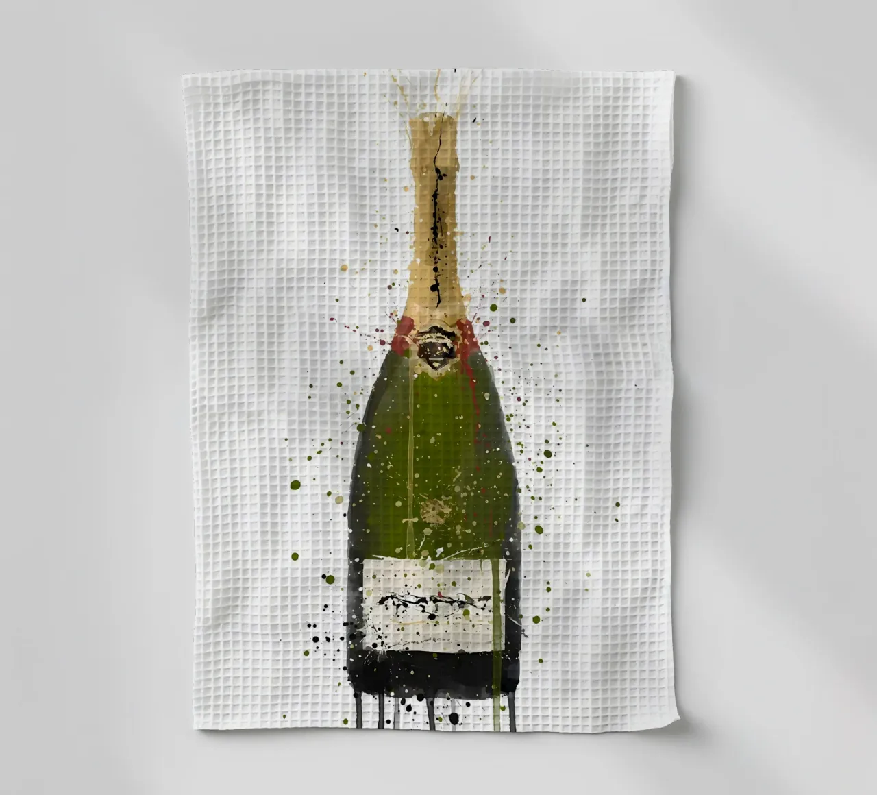 Champagne Vert olive torchon de Coffee shop