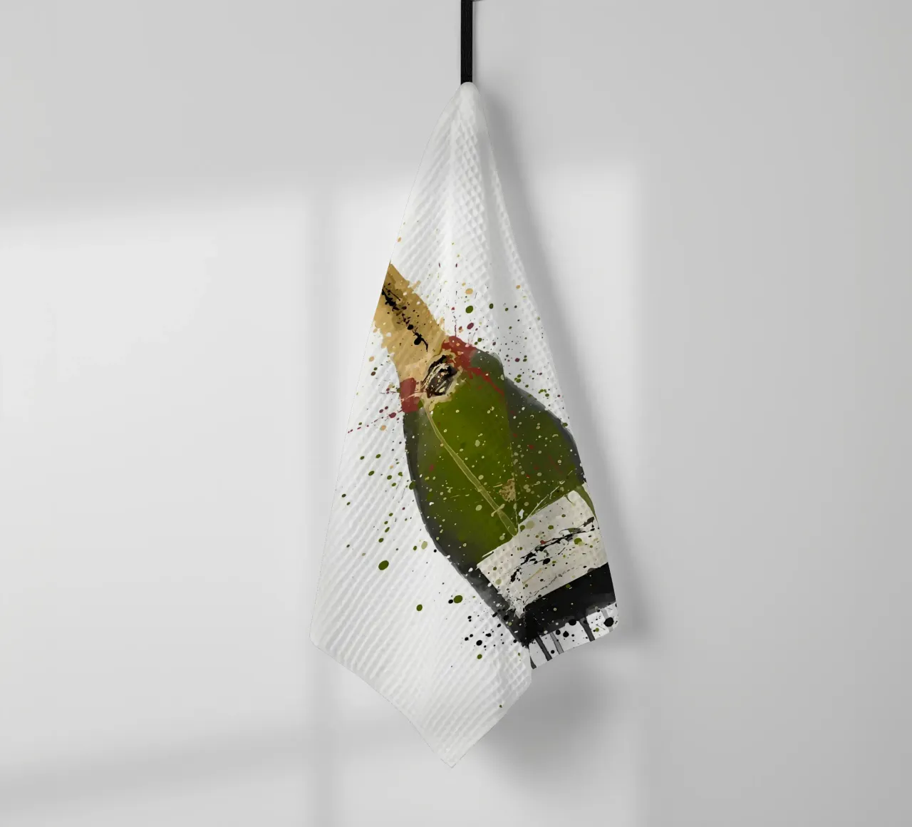 Champagne Vert olive torchon de Coffee shop
