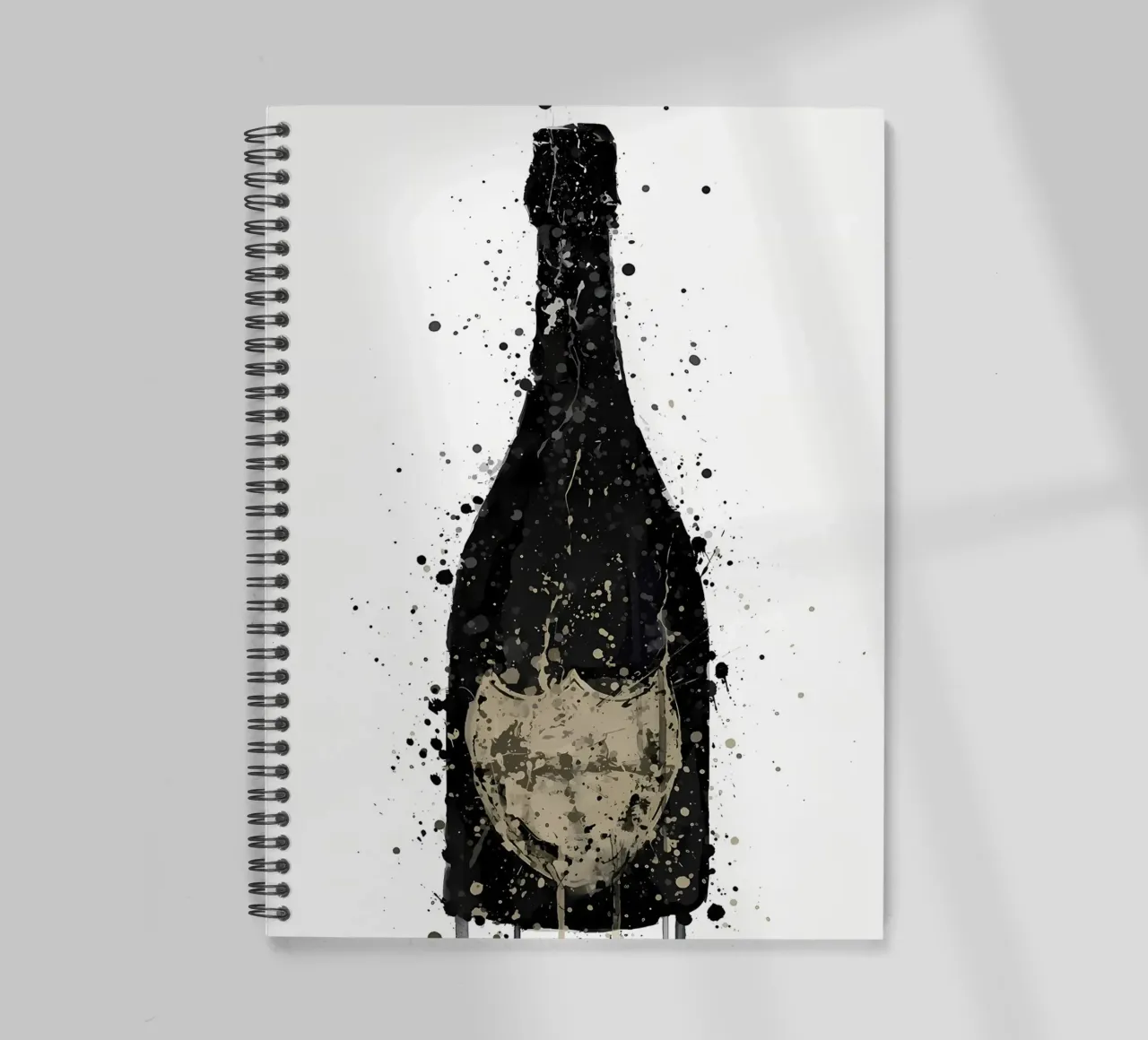 Champagner Vanta Ringbuch von Coffee shop