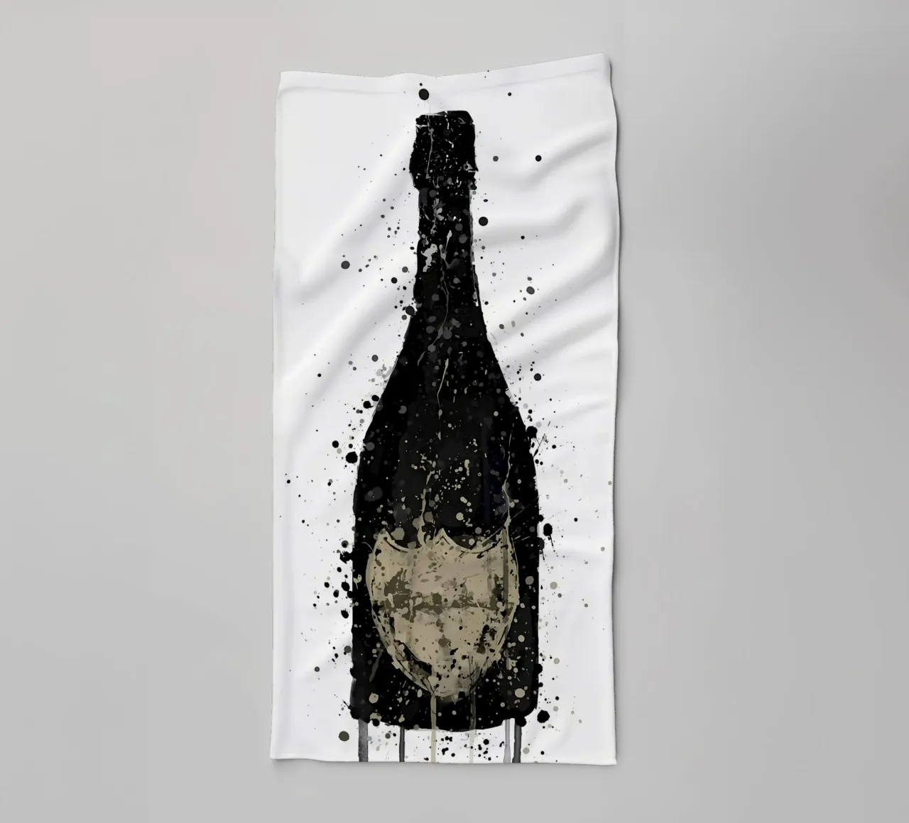 Champagne Vanta badhanddoek van Coffee shop