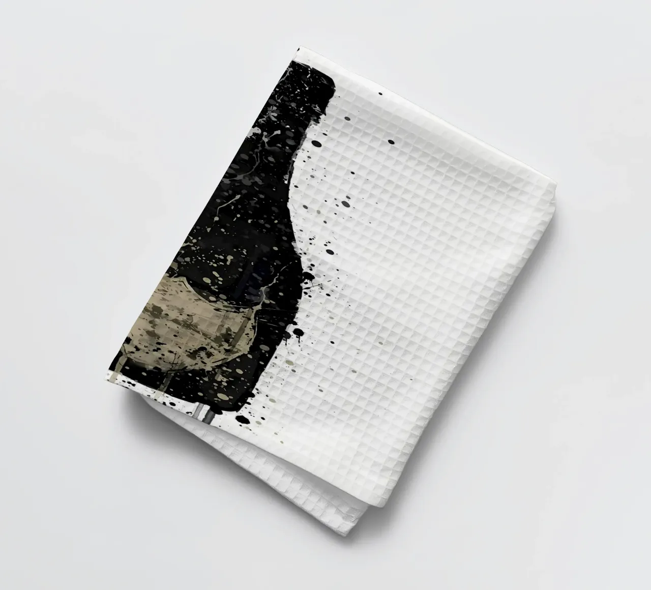 Champagne Vanta tea towel by Coffee shop