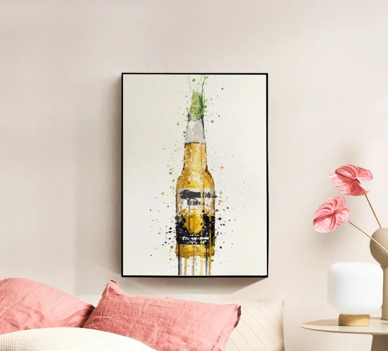 Bottiglia di birra Corona plexiglass da Coffee shop