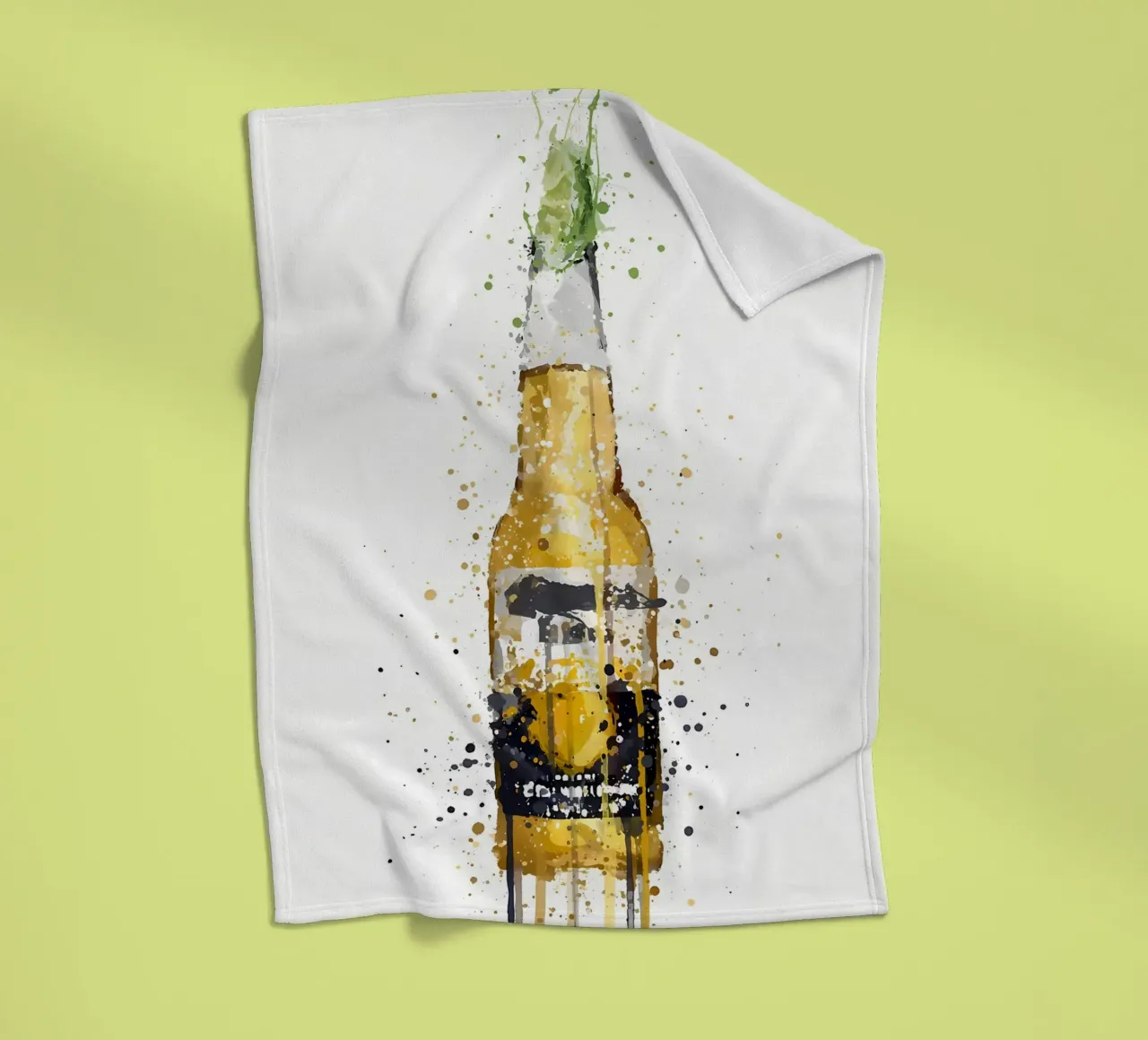 Corona Bierflasche Fleecedecke von Coffee shop