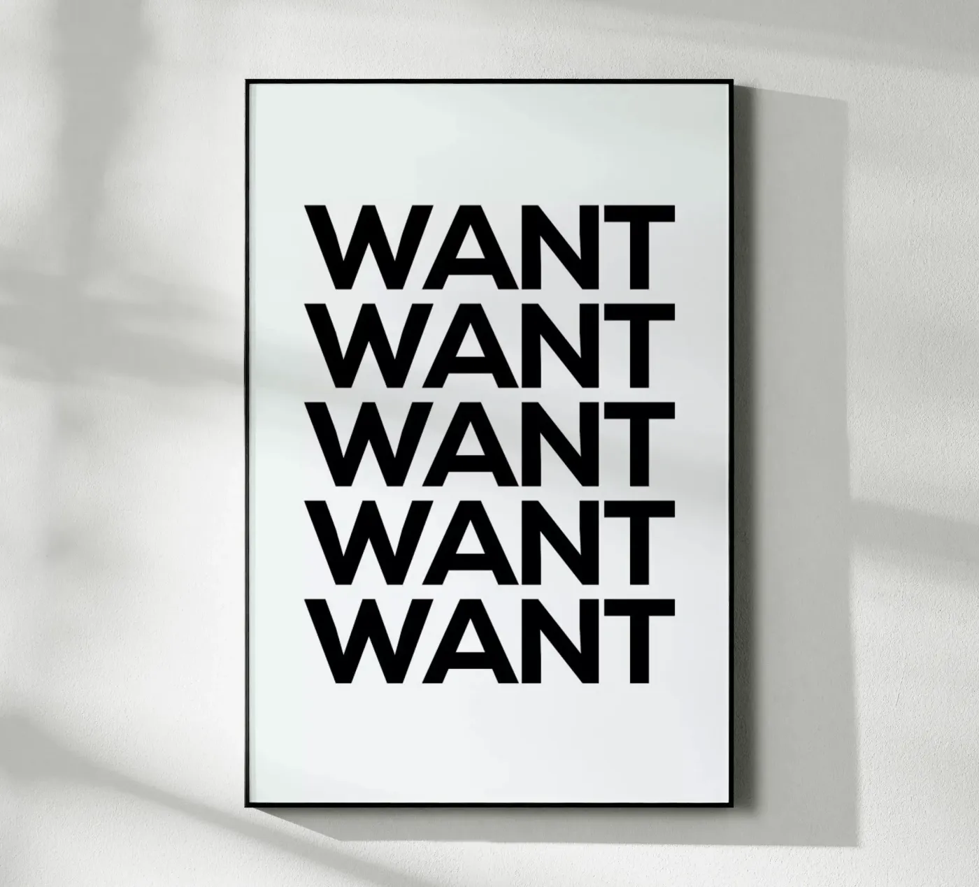 Want plexiglass da Mottos by Sinan Saydik