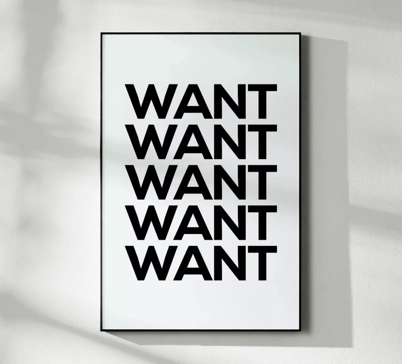 Want plexiglass da Mottos by Sinan Saydik