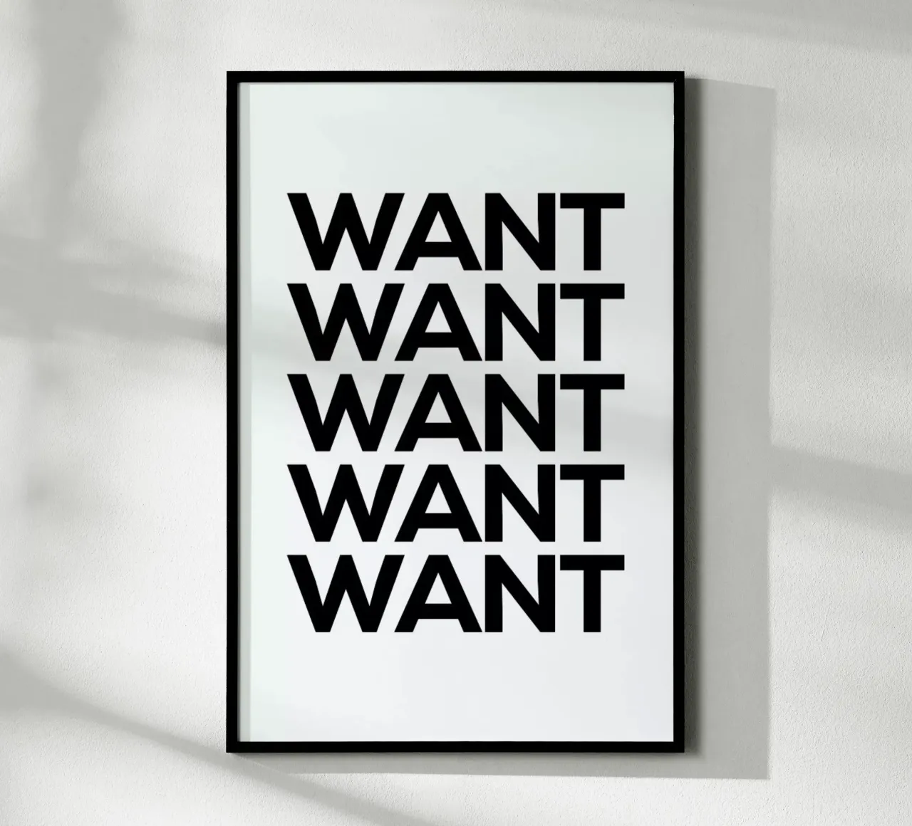 Want poster da Mottos by Sinan Saydik