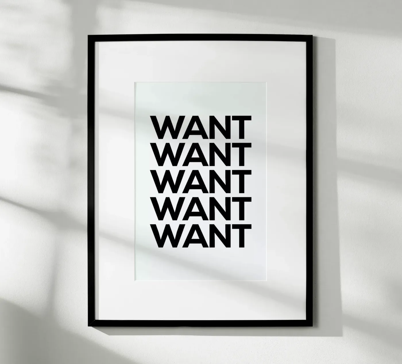 Want poster da Mottos by Sinan Saydik