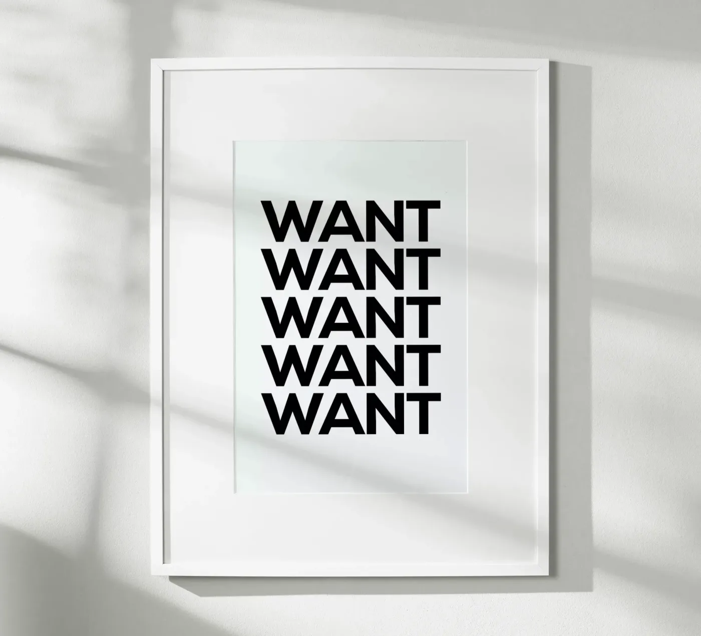 Want poster da Mottos by Sinan Saydik