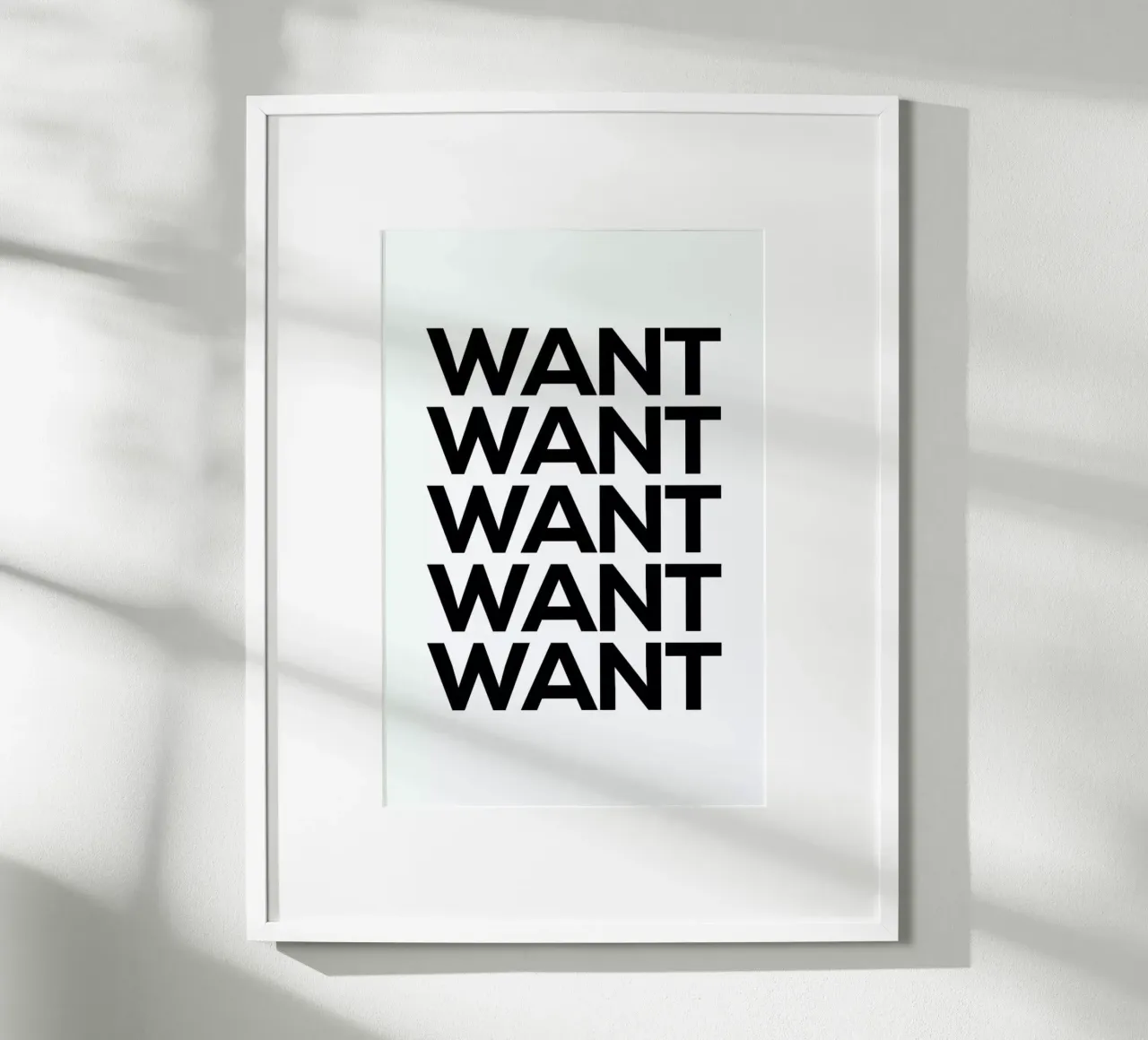 Want poster da Mottos by Sinan Saydik